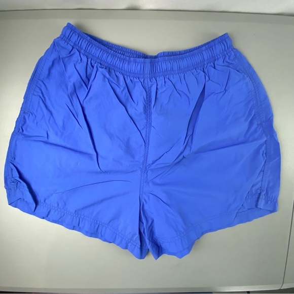 L.L.Bean Outdoor Women's Blue 100% Supplex Nylon Swim Shorts Size Medium - Picture 11 of 13